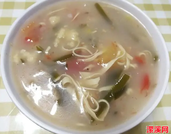 面筋汤的家常做法，面筋汤几近失传的农家味道