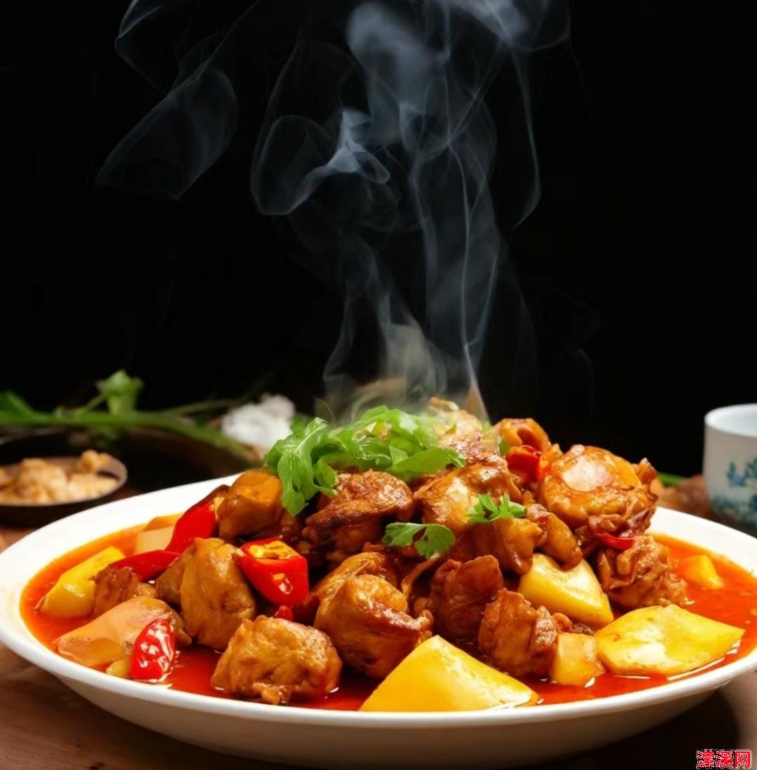 新疆美食：大盘鸡，香辣滋味的肉食盛宴