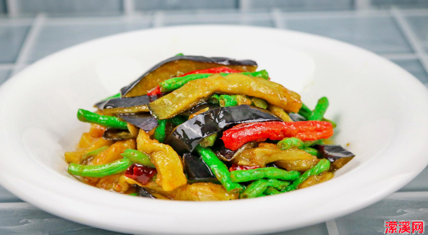 ​像肉不是肉，茄子烧双豆