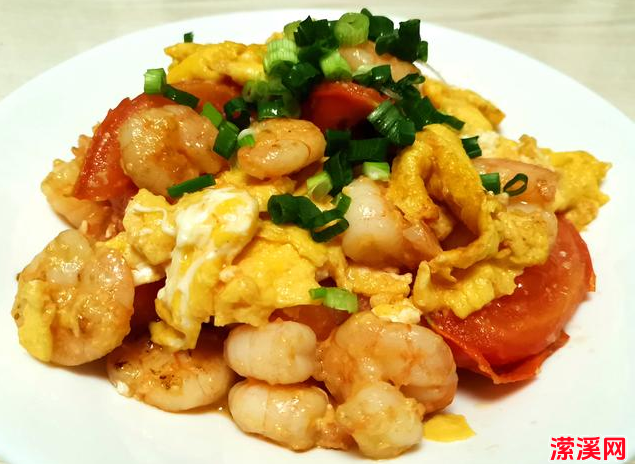 教你做爽口多汁的番茄虾仁滑蛋，出锅连汤汁都不剩