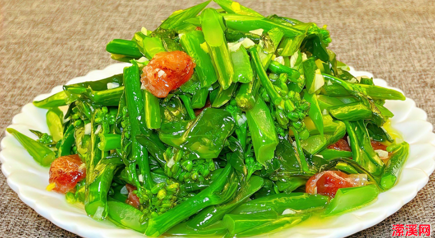 芥蓝可以这样吃，你爱吃花还是茎？