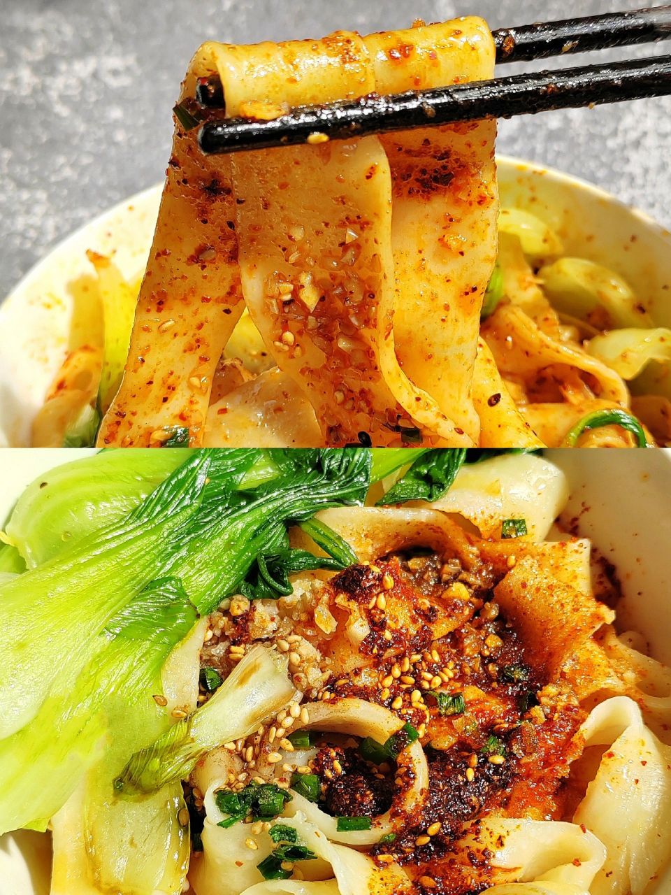 油泼面的做法全过程视频,油泼面的做法