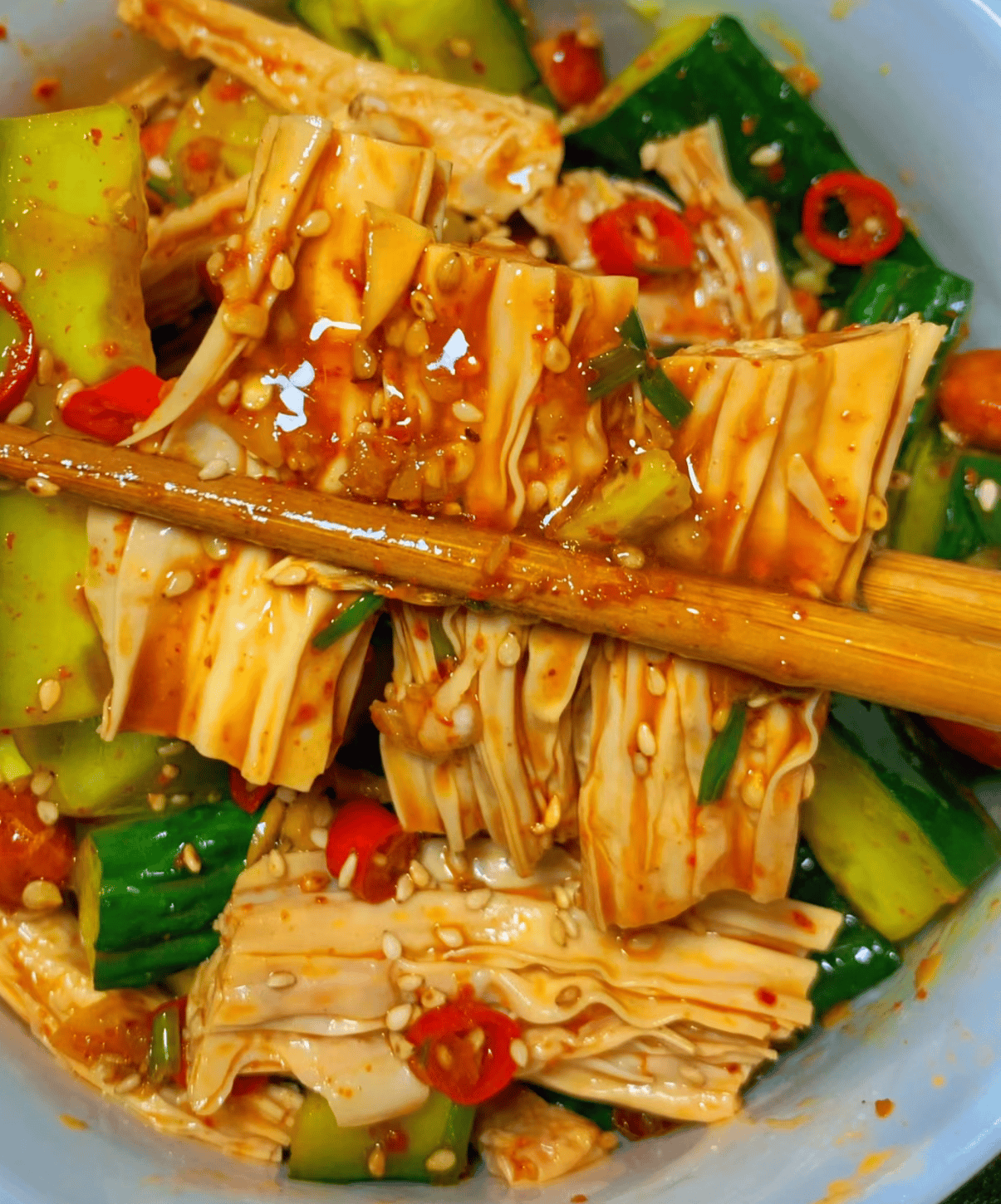 凉拌腐竹的家常做法,凉拌腐竹的家常做法大全