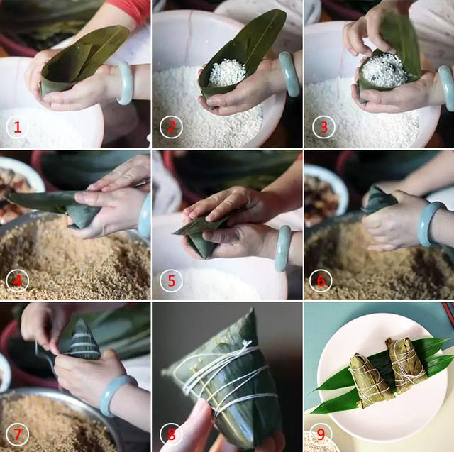 粽子的包法步骤,粽子的包法步骤图解大全